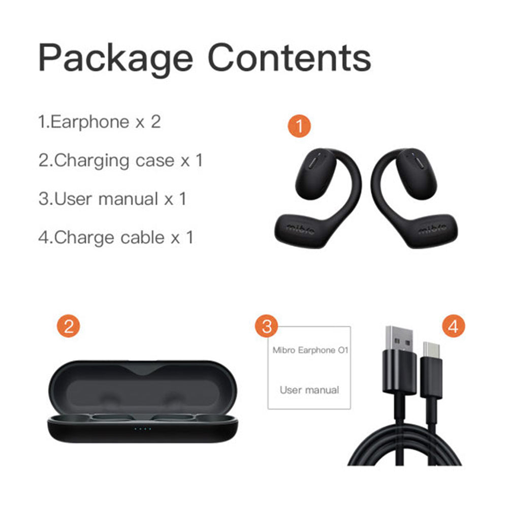 MIBRO O1 Air Conduction Wireless Headphone Bluetooth Running Sports Headset Waterproof Earphone MIBRO O1 Air Conduction Wireless Headphone Bluetooth Running Sports Headset Waterproof Earphone